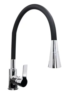 Смеситель для кухни Stella Polar Тулуза S3865-2 хром черный